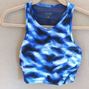 5/$25 Calvin Klein sports crop top bra